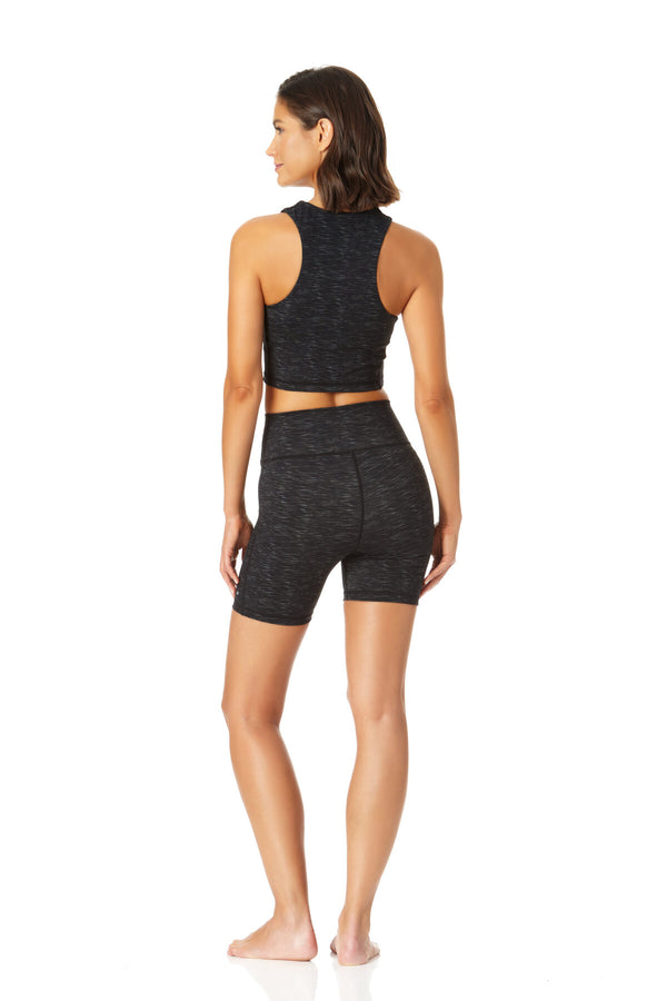 Anne Cole Anne Cole Active - Women's High Neck Crop Top