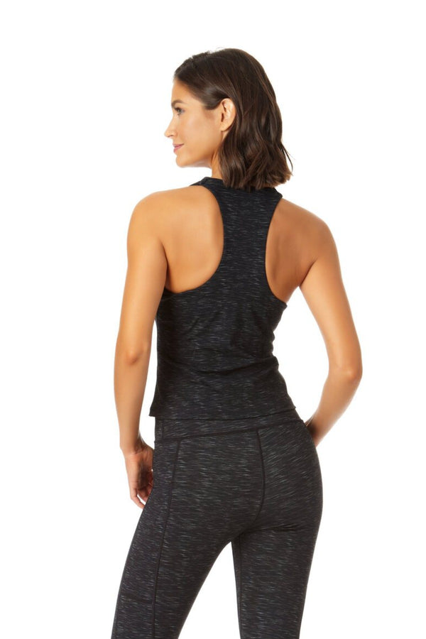 Anne Cole Anne Cole Active - Women's High Neck Racer Back Tank Top