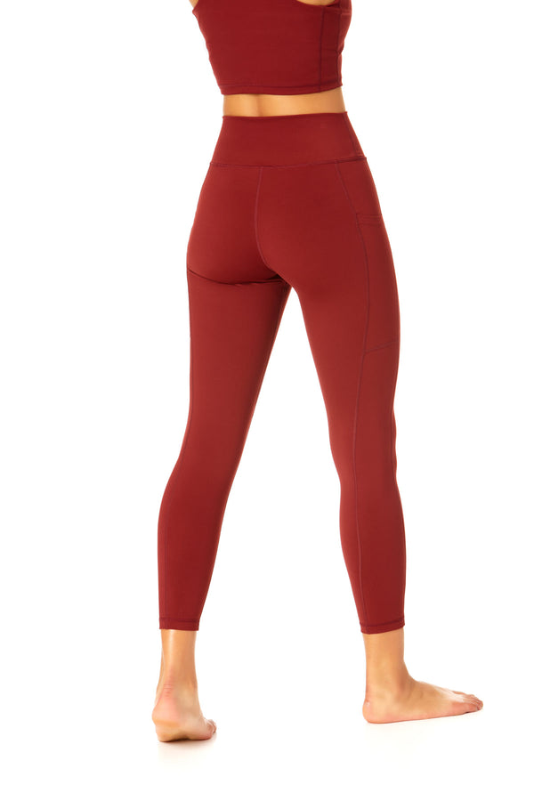 Anne Cole Anne Cole Active - Women's High Waist 7/8 Legging