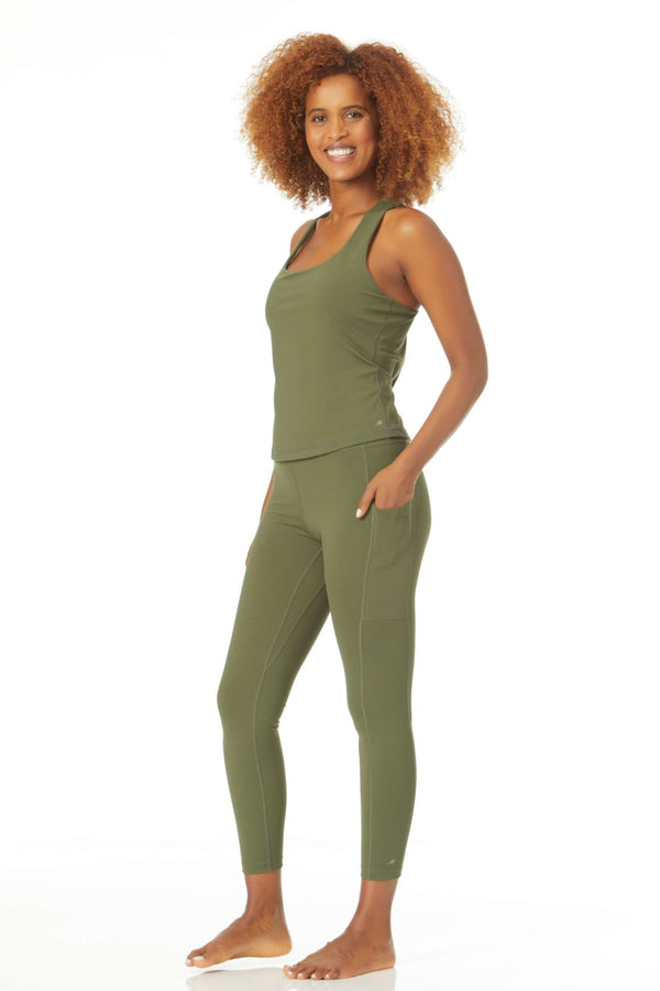 Anne Cole Anne Cole Active - Women's Scoop Neck Tank Top