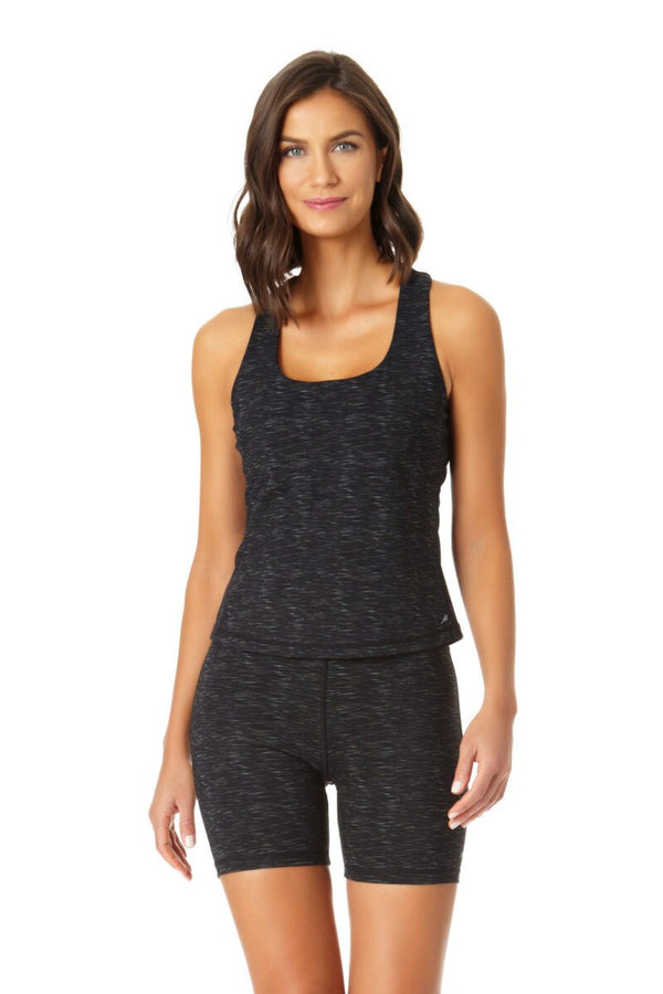 anne cole Anne Cole Active - Women's Scoop Neck Tank Top