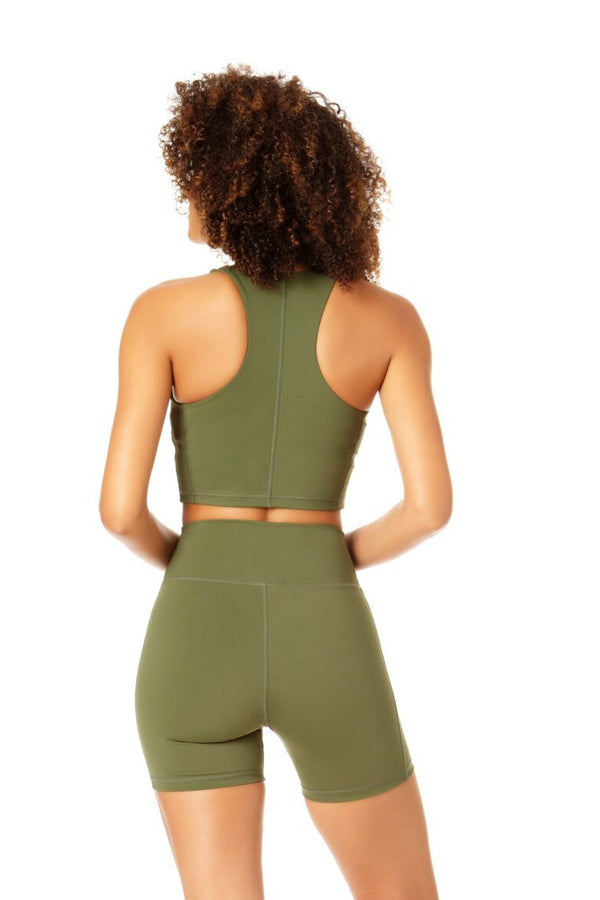 Anne Cole Anne Cole Active - V Neck Crop Top