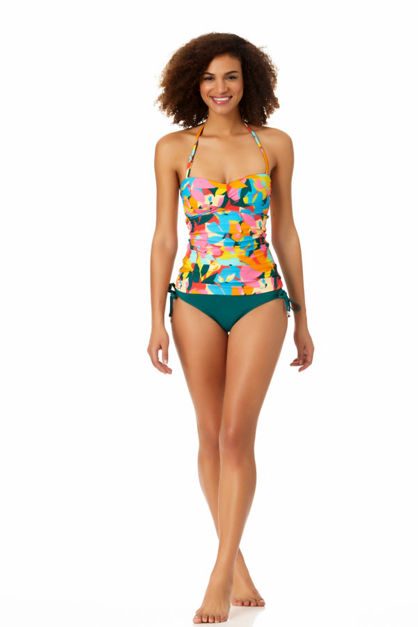 Anne Cole Twist Front Bandeaukini Swim Top