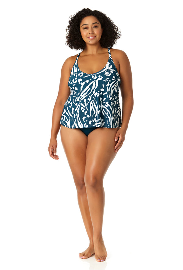 Anne Cole Women's Easy Triangle Tankini Swim Top