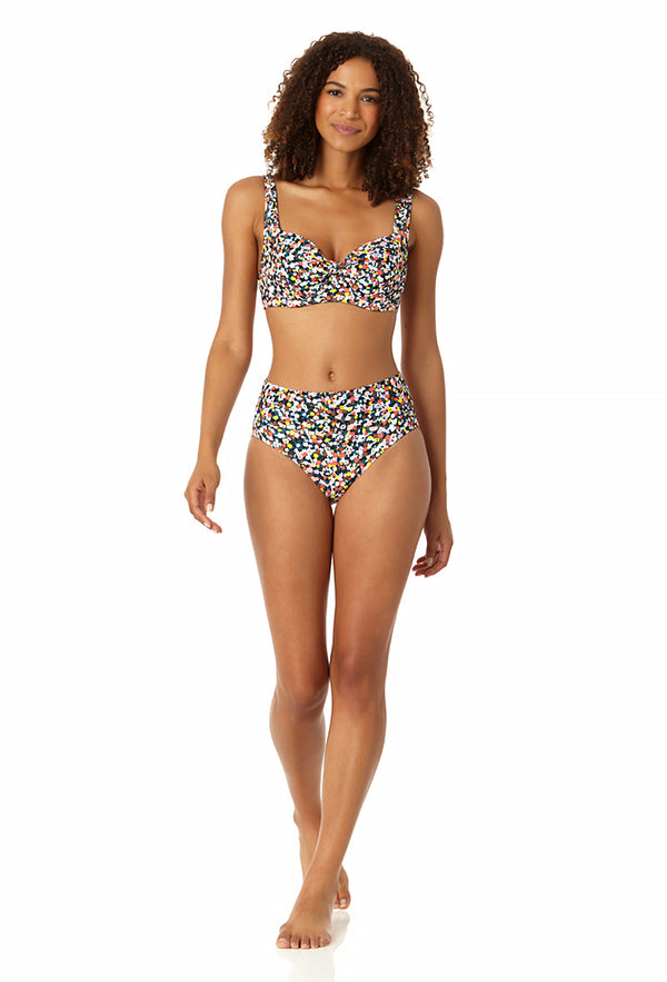 Anne Cole Women's Retro Underwire Bikini Swim Top