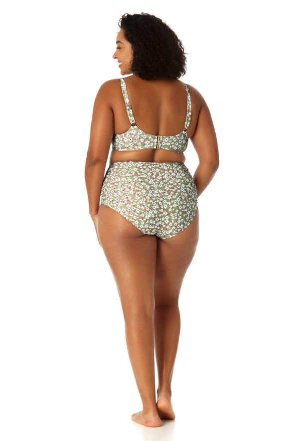 Anne Cole Women's Retro Underwire Bikini Swim Top