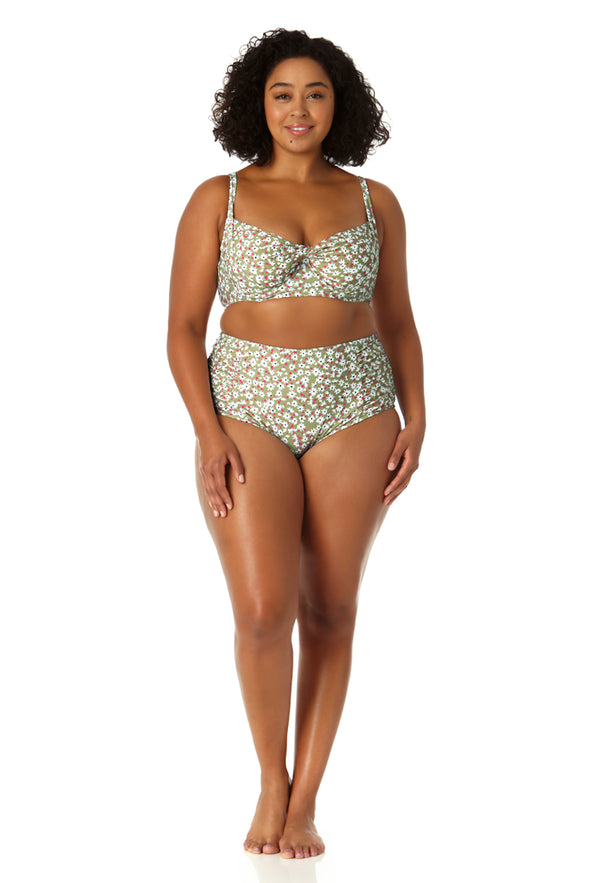 Anne Cole Women's Retro Underwire Bikini Swim Top