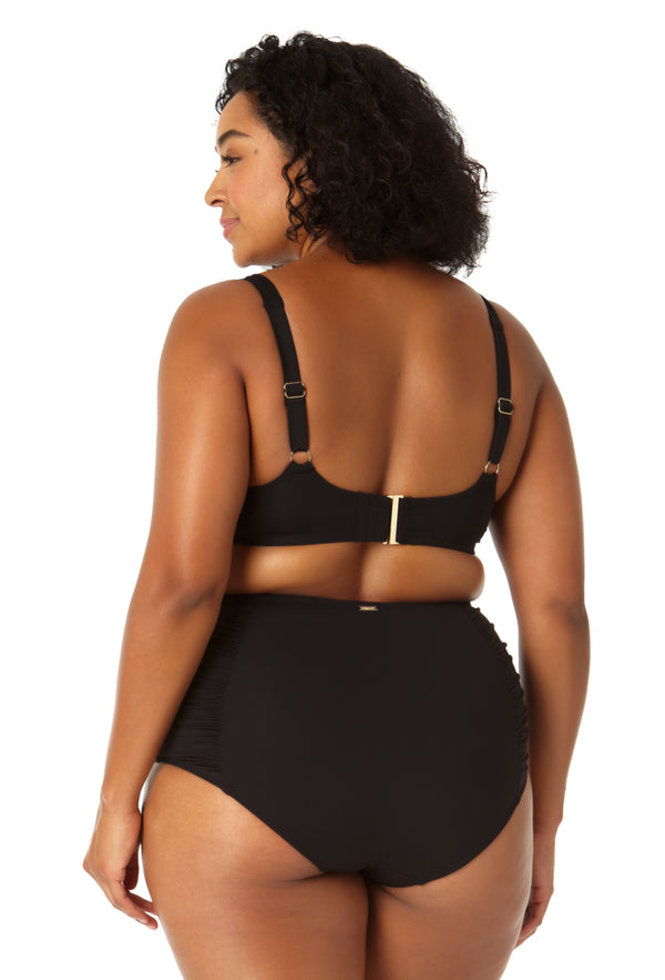 Anne Cole Women's Retro Underwire Bikini Swim Top