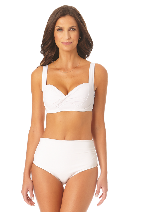 anne cole Women's Retro Underwire Bikini Swim Top