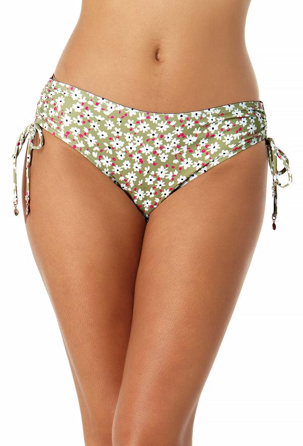 anne cole Women's Side Tie Bikini Swim Bottom