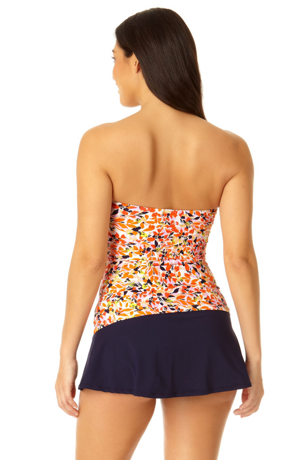 Anne Cole Women's Twist Front Bandeaukini Swim Top