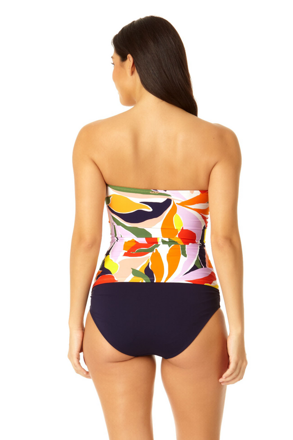 Anne Cole Women's Twist Front Bandeaukini Swim Top