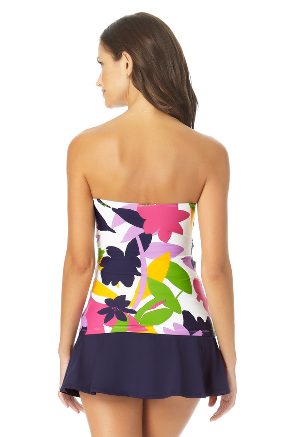 Anne Cole Women's Twist Front Bandeaukini Swim Top