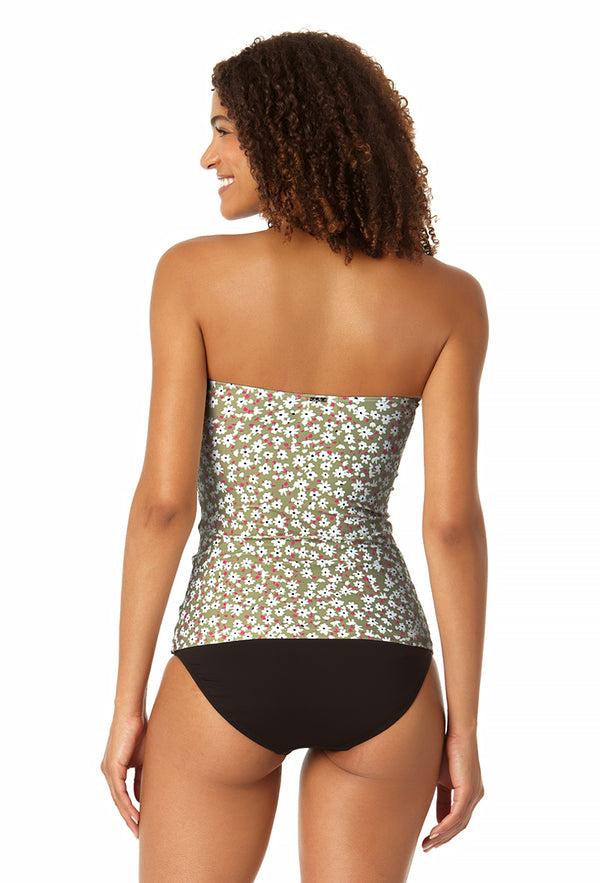 Anne Cole Women's Twist Front Bandeaukini Swim Top