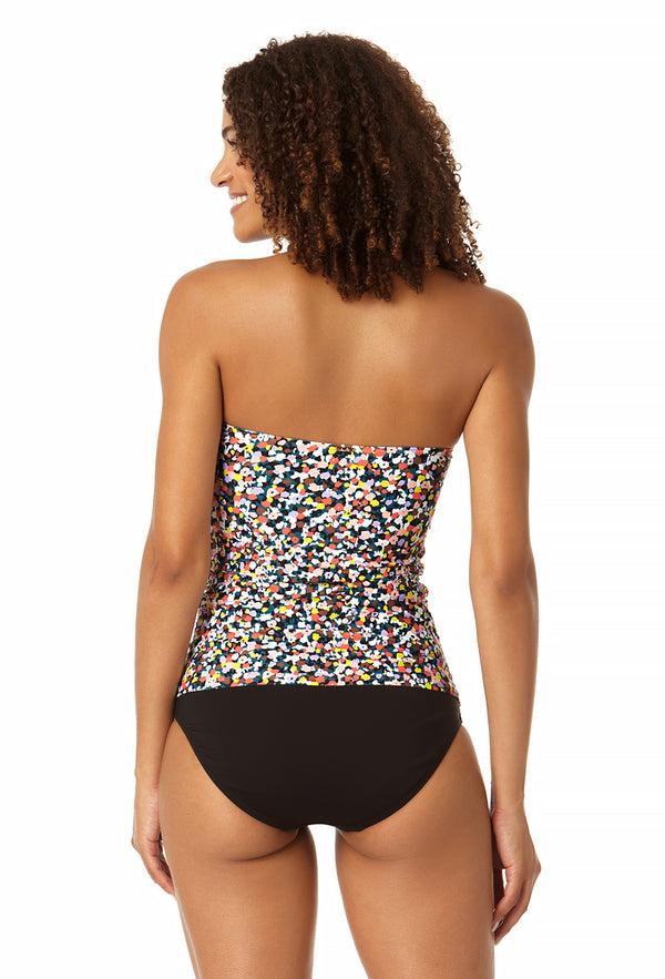 Anne Cole Women's Twist Front Bandeaukini Swim Top