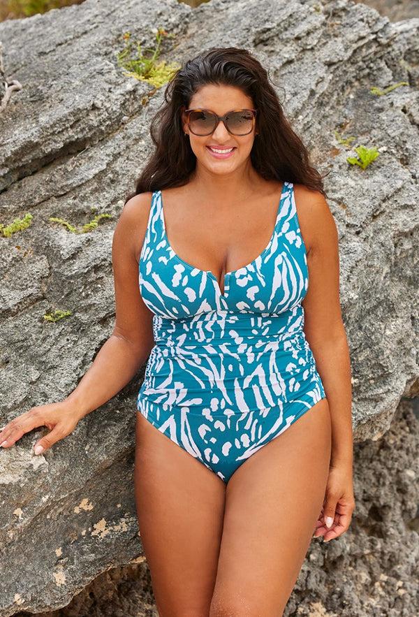 Anne Cole Women's V-Wire One Piece Swimsuit