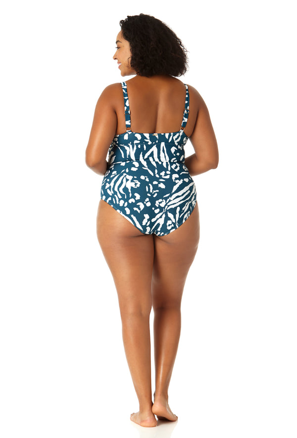 Anne Cole Women's V-Wire One Piece Swimsuit