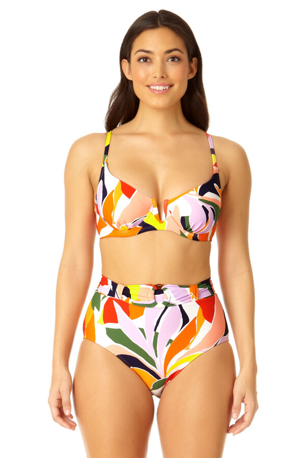anne cole Women's V Wire Underwire Bikini Swim Top