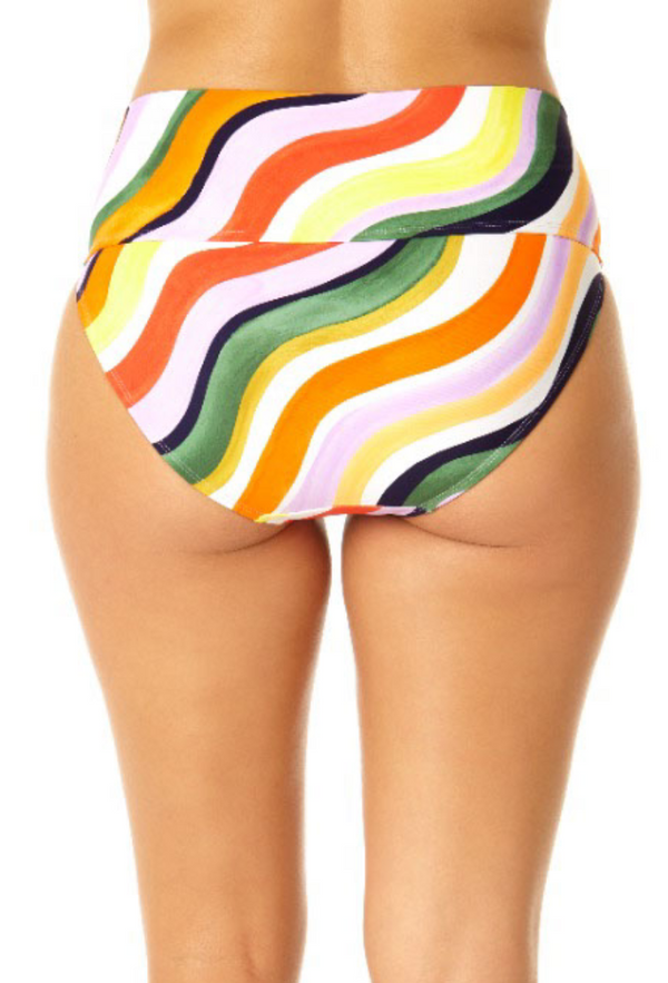 Anne Cole Women's Banded Mid Rise Bikini Swim Bottom
