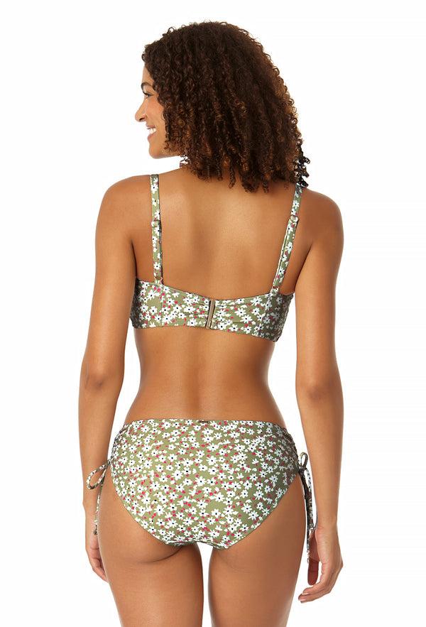 Anne Cole Women's Center Cinch Bandeau Bikini Swim Top