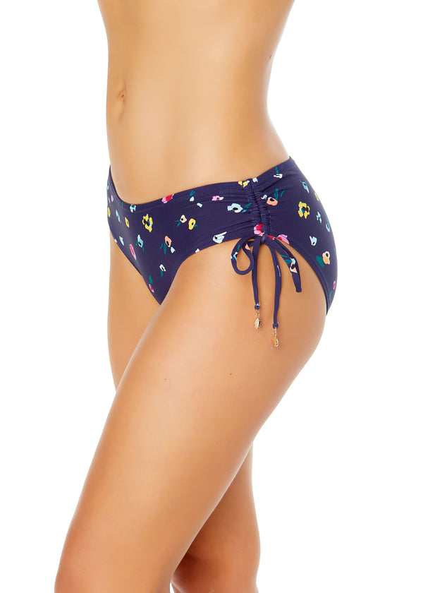 Anne Cole Women's Gradient Floral Side Tie Bikini Swim Bottom