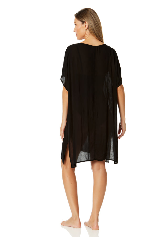 Anne Cole Women's Live In Color Easy Tunic Swimsuit Cover Up