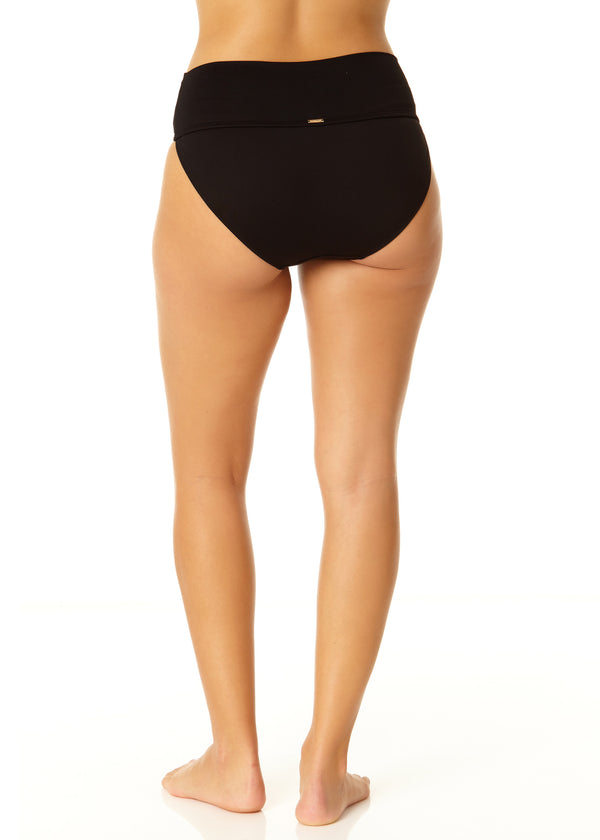 Anne Cole Women's Live In Color Soft Band High Waist Swim Bottom