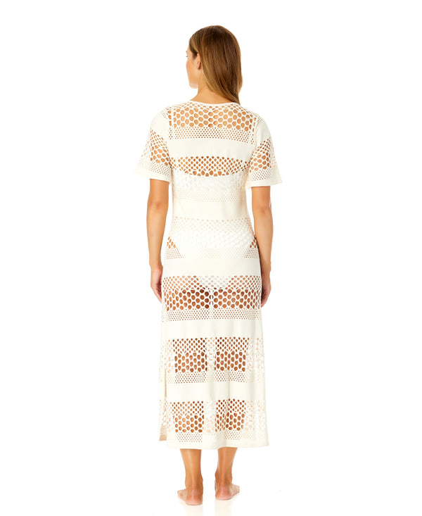 Anne Cole Women's Long Maxi Dress With Side Slits Cover Up