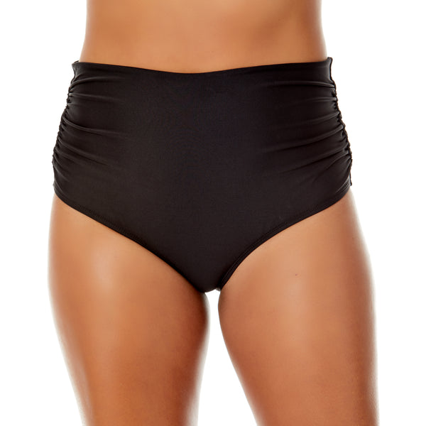 Anne Cole Women's Side Shirred High Waist Bikini Bottom