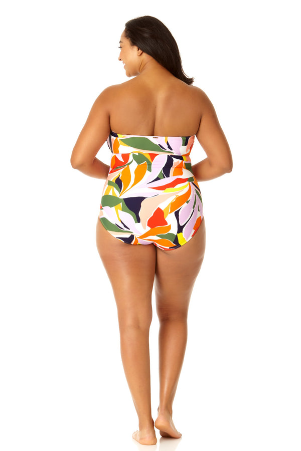 Anne Cole Women's Twist Front Shirred One Piece Swimsuit