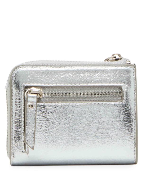 Anne Klein 2 Piece Envelope Flap Curved Wallet With Rhinestones