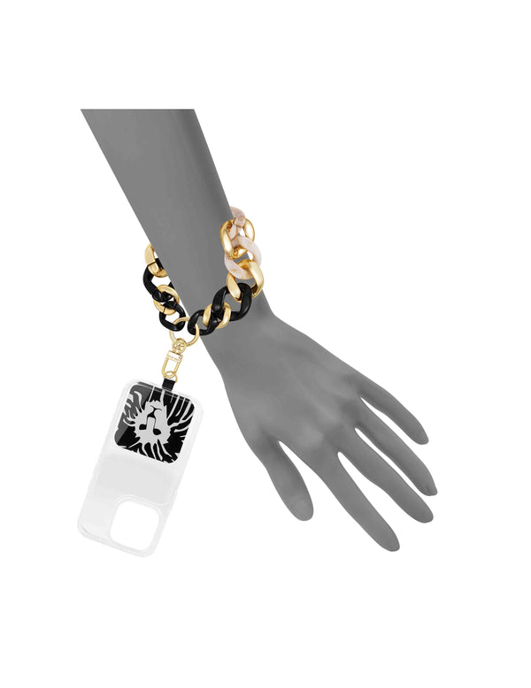 Anne Klein Acetate And Metal Chain Link Wrist Strap For IPhone®
