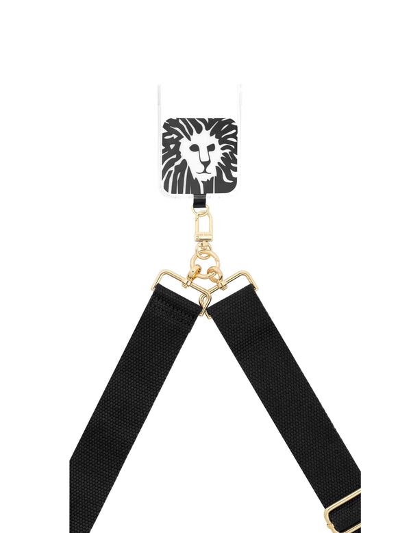 Anne Klein Adjustable Nylon Crossbody Strap For IPhone® Black