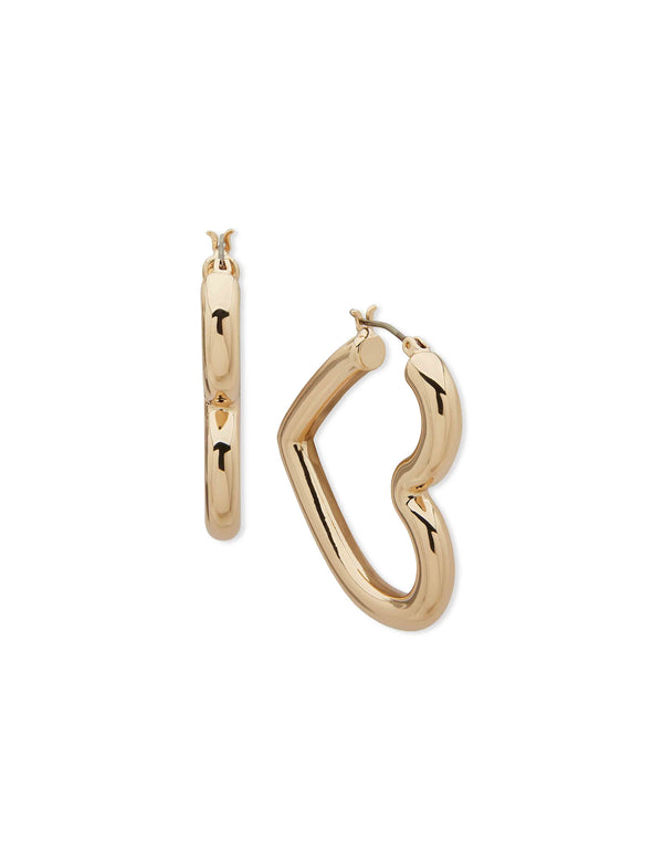 anne klein 37MM Heart Motif Hoop