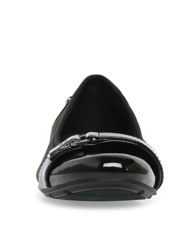 Anne Klein Able Flat Black Fabric