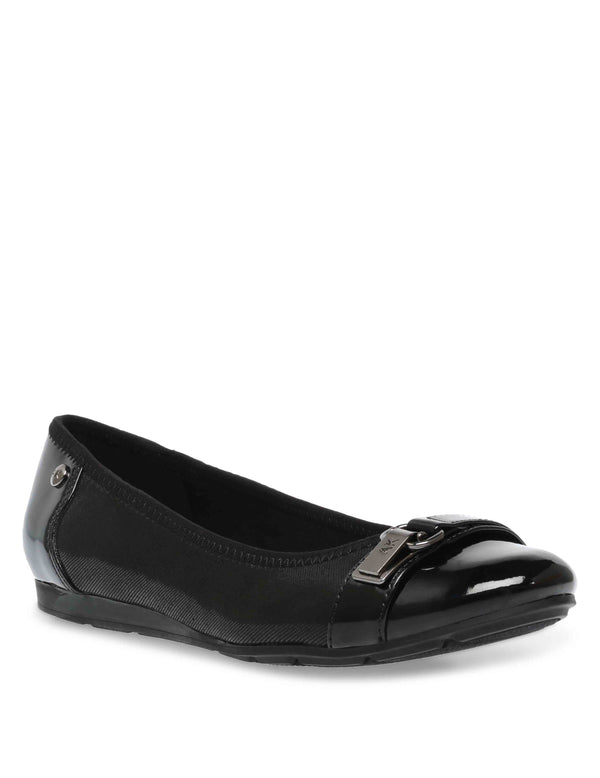 anne klein Able Flat Black Fabric