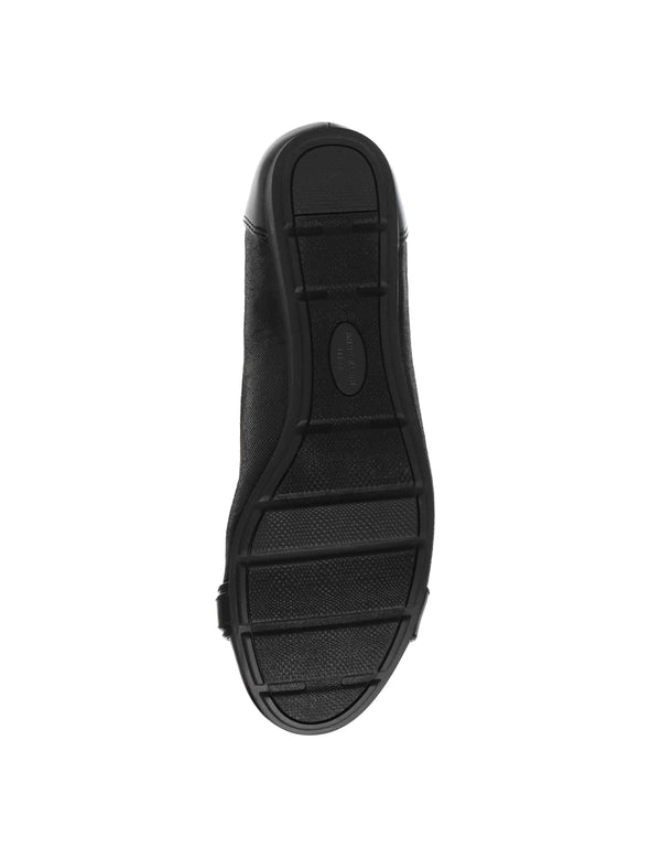 Anne Klein Able Flat-Wide BLACK