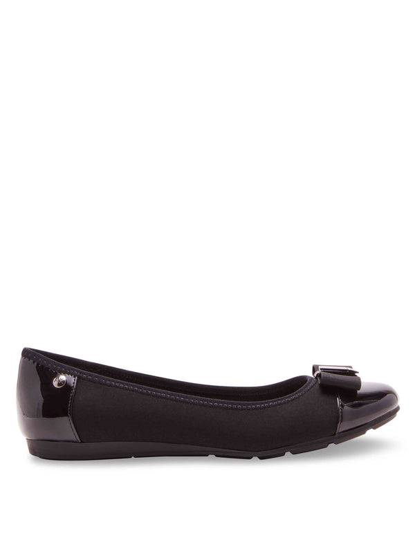 Anne Klein Alive Flat Black Fabric