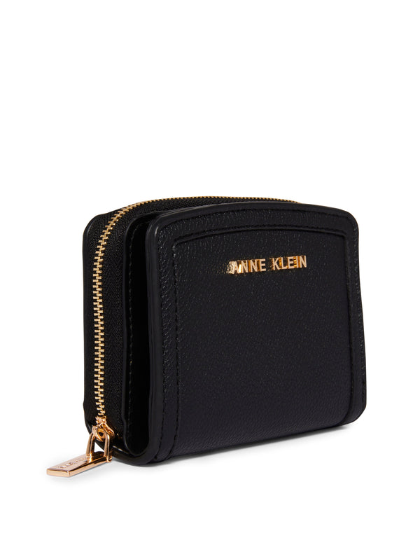 Anne Klein Anne Klein Small Curved Wallet Black