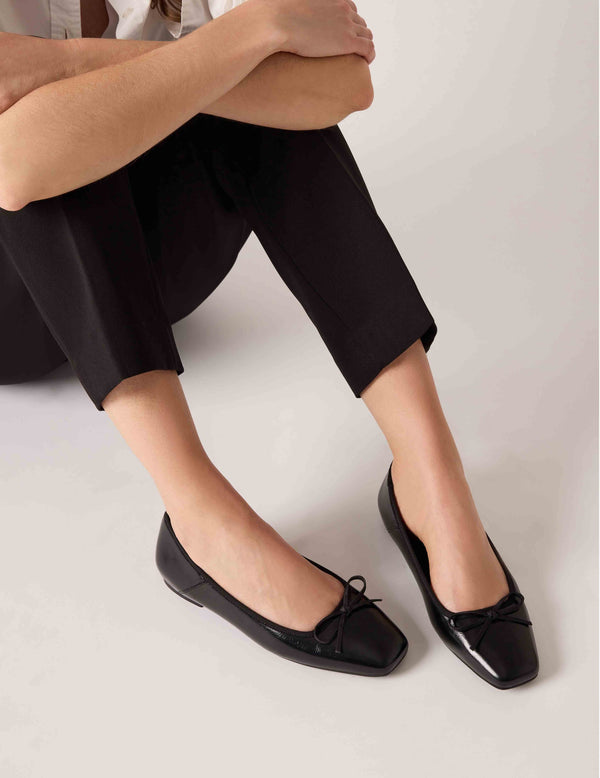 anne klein Aspen Ballet Flat Black