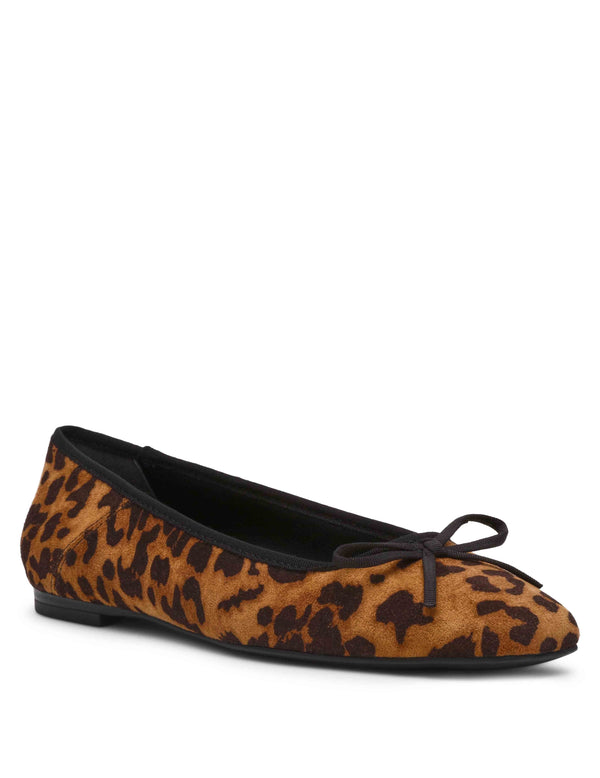 Anne Klein Aspen Ballet Flat Leopard