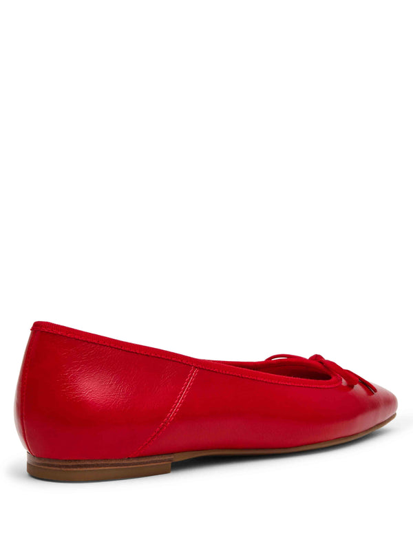 Anne Klein Aspen Ballet Flat Red