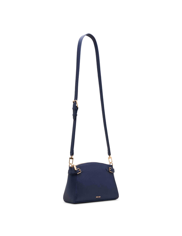 Anne Klein Belted Dome Crossbody Midnight