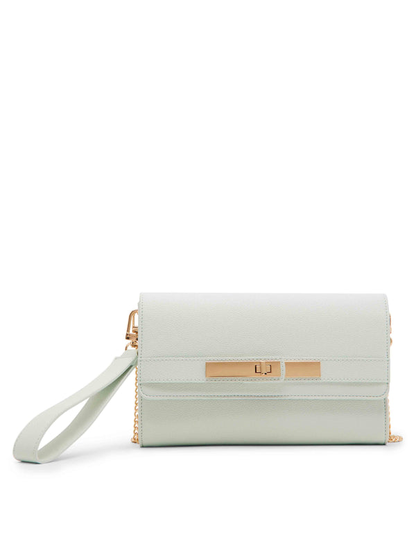 anne klein Belted Wallet on a Chain Spring Jade