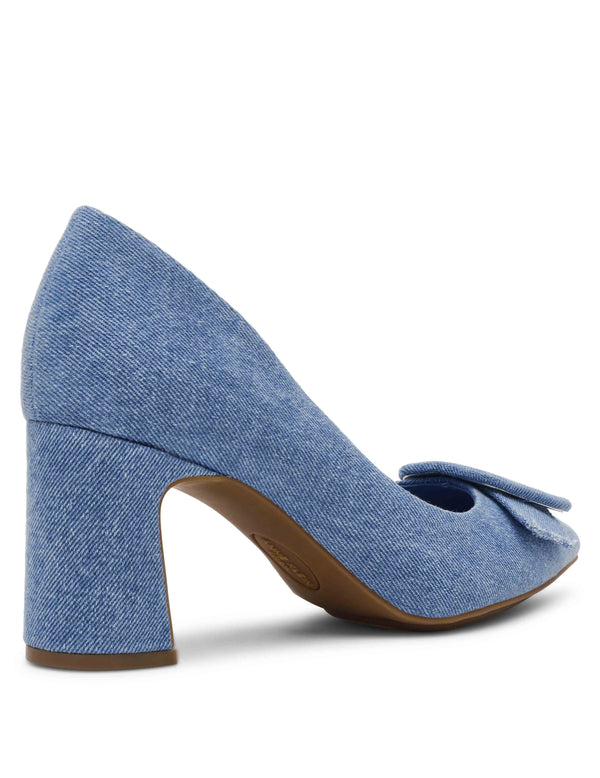 Anne Klein Bentley Pump Light Blue Denim