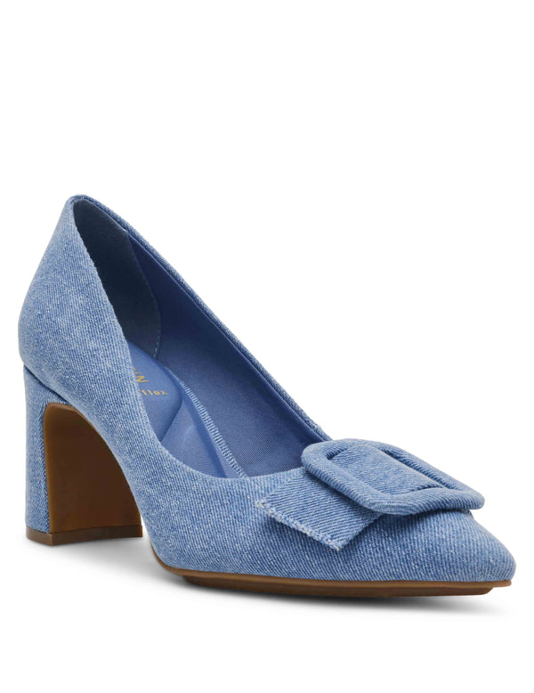 anne klein Bentley Pump Light Blue Denim