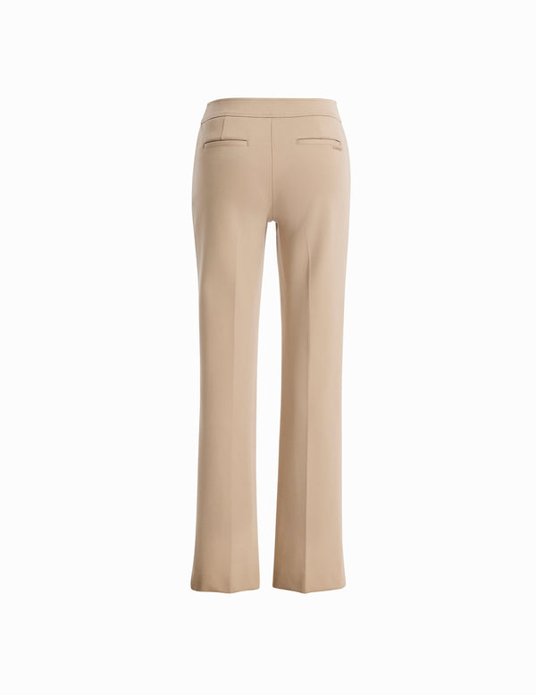 Anne Klein Bootleg Trouser Pant Latte