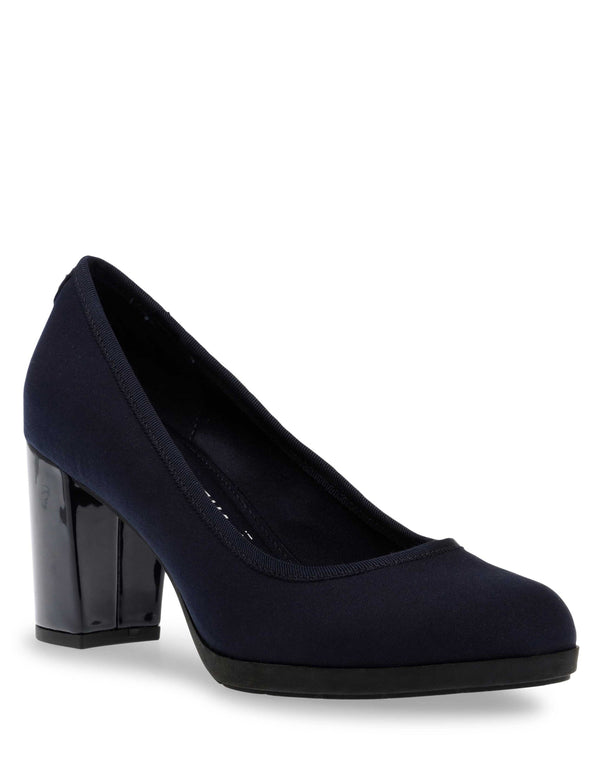 anne klein Castana Pump Navy Fabric