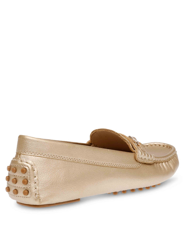 Anne Klein Chrystie Moccasin Gold