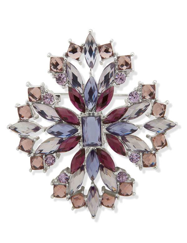 anne klein Cluster Stone Pin
